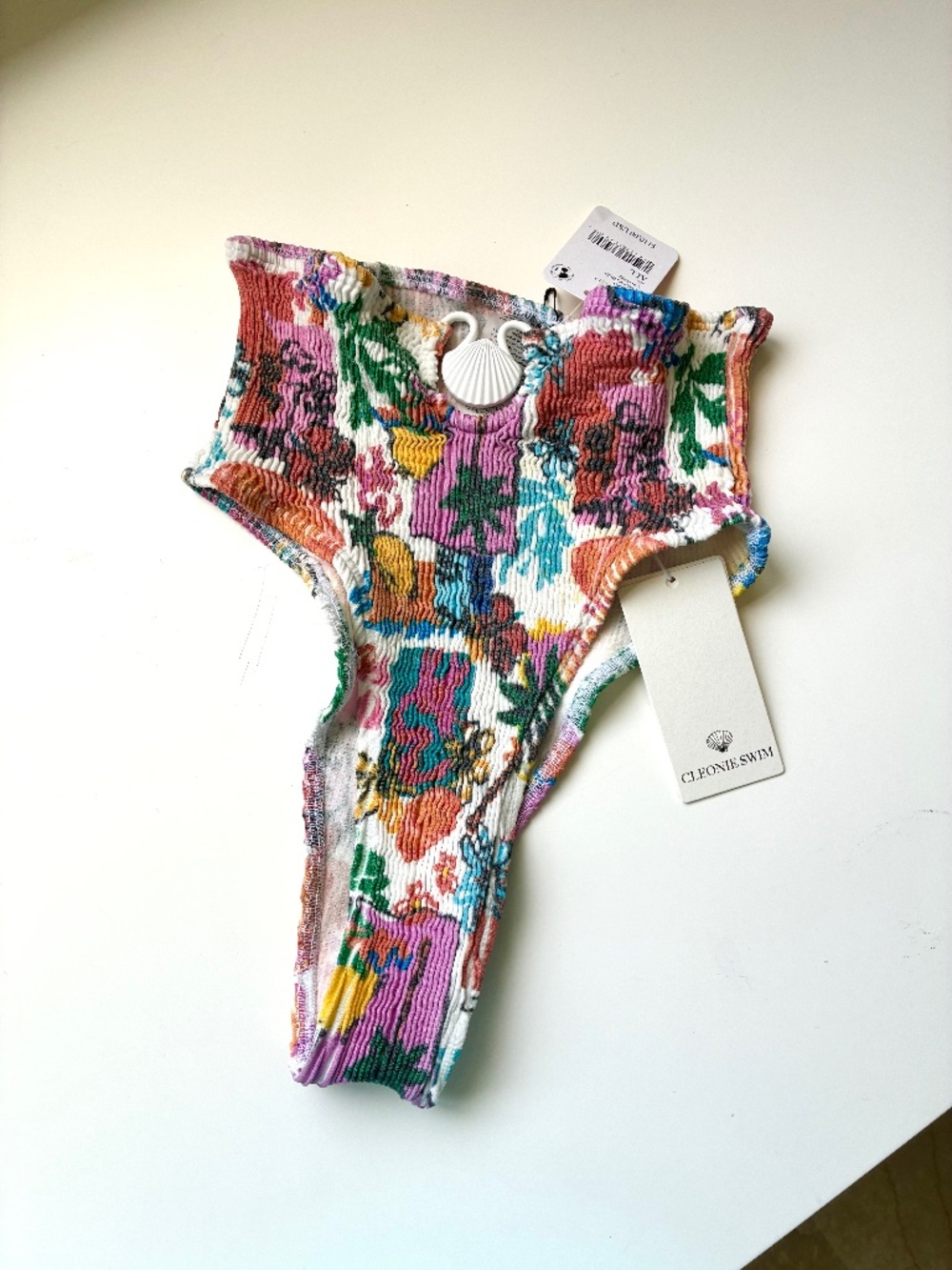 NWT, Cleonie Island High Riviera Bikini Bottom